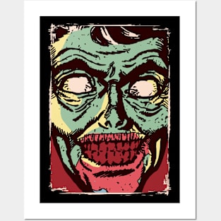 Zombie Creepy Smile Posters and Art